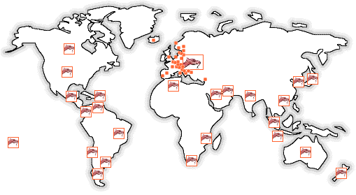 mappemonde des visiteurs du site